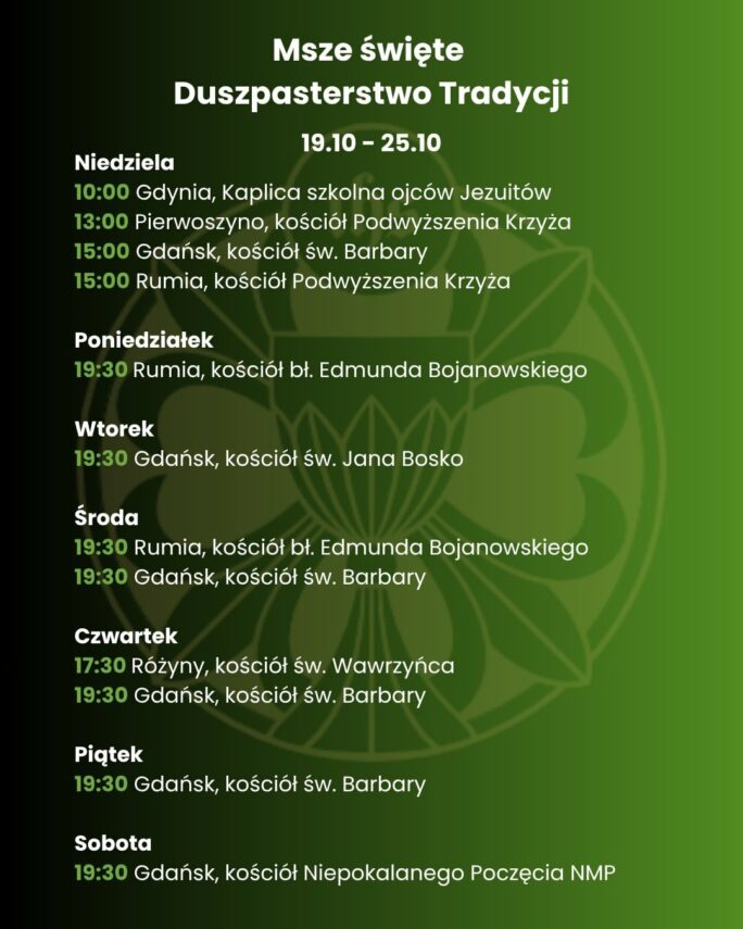 XIX Niedziela po Zesłaniu Ducha Świętego